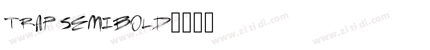 Trap SemiBold字体转换